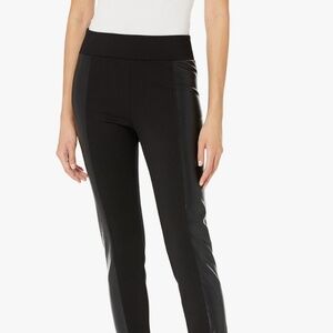BCBGMAXAZRIA Women's Skinny Legging Faux Leather Trim NWT